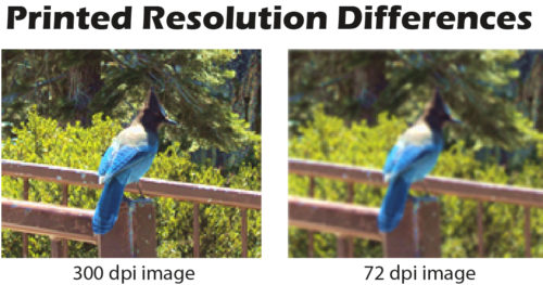 Printed Resolution Differences