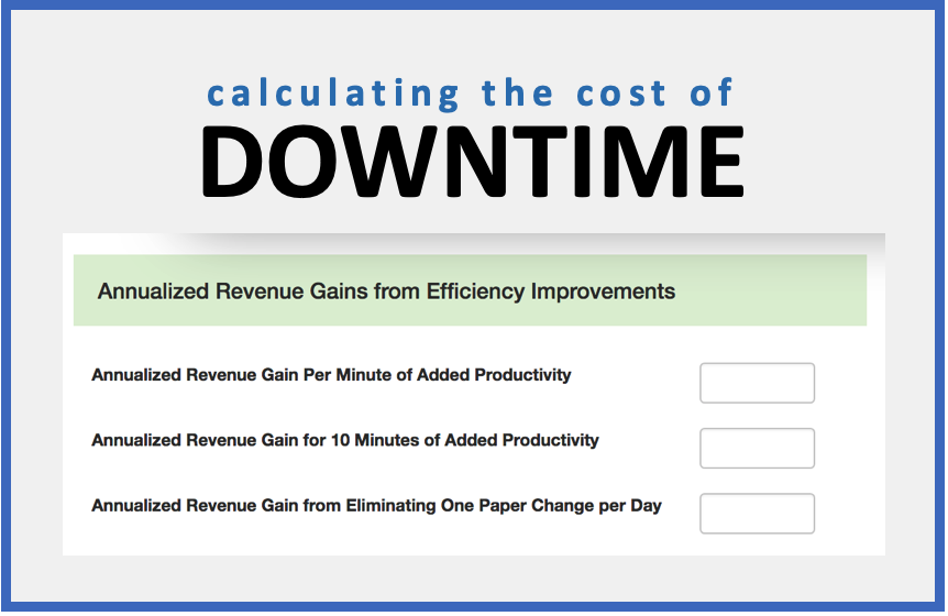 calculate downtime here