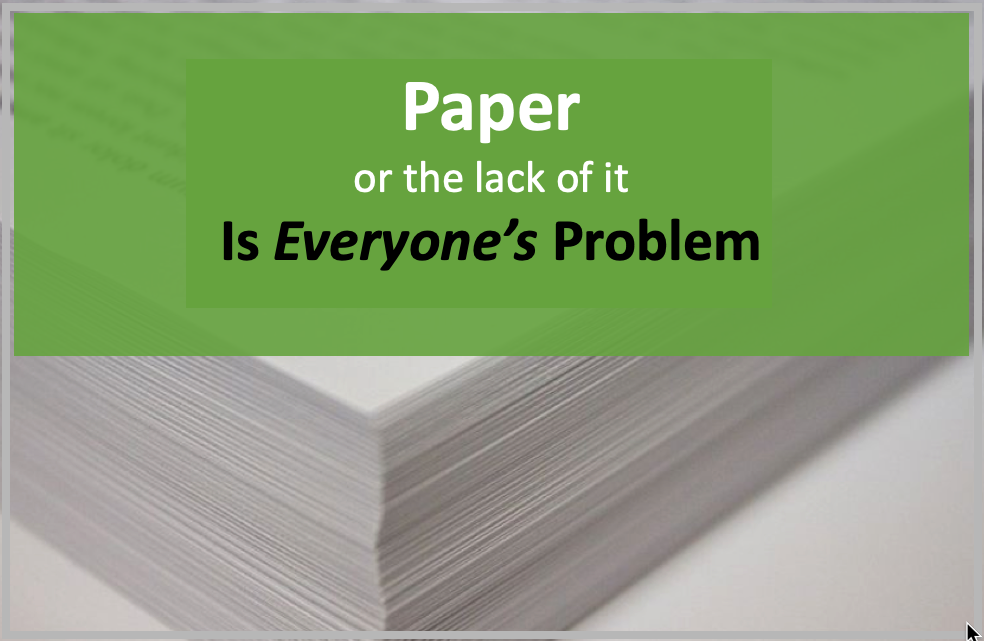 Featured image for “Paper is Everyone’s Problem”