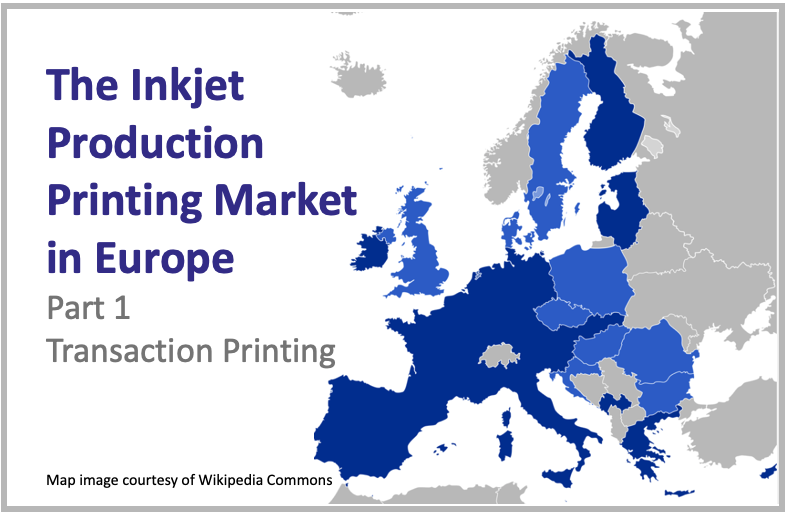 Featured image for “The Inkjet Production Printing Market in Europe – Part 1 Transaction Print”