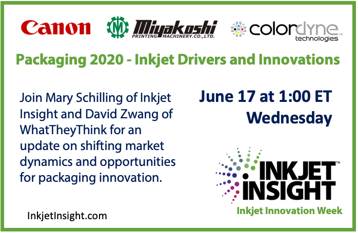 Featured image for “Packaging 2020 – Inkjet Drivers and Innovations”
