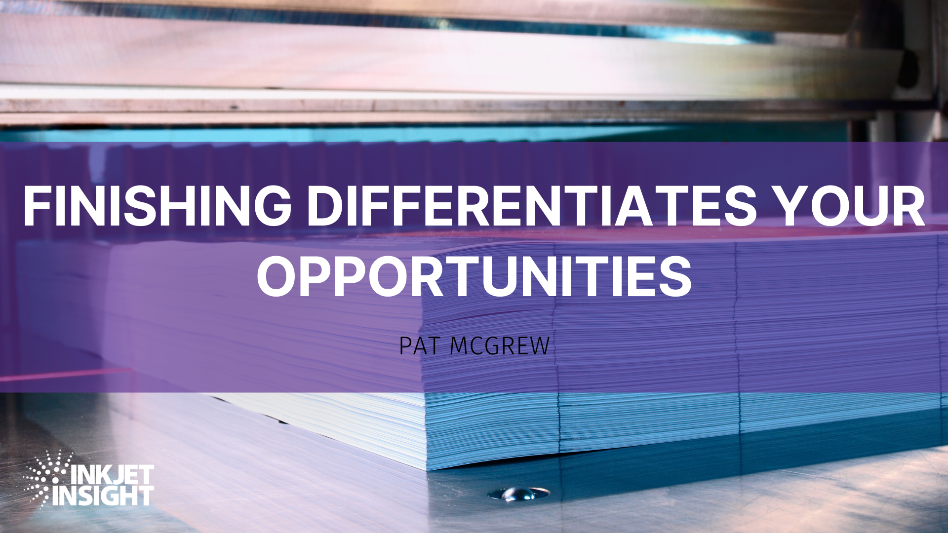 Featured image for “Finishing Differentiates Your Opportunities”