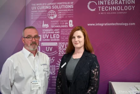 From left, Neil Stickland, marketing manager, and Holly Steedman, business development manager, at Integration Technology.