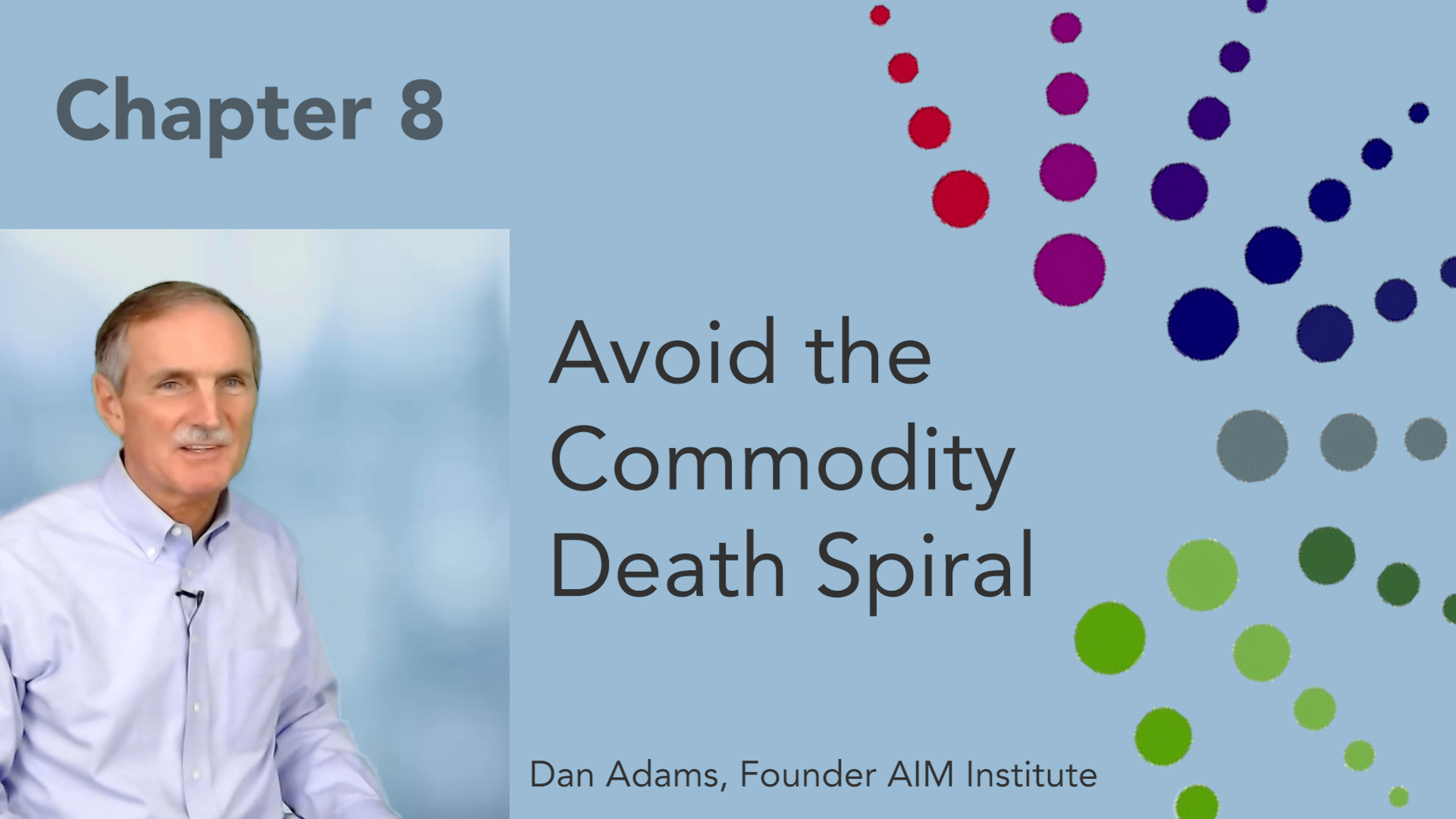 Avoiding the commodity death spiral
