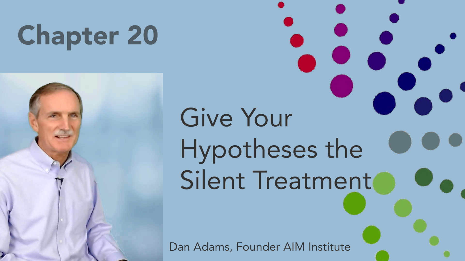 Featured image for “Give your hypotheses the silent treatment”