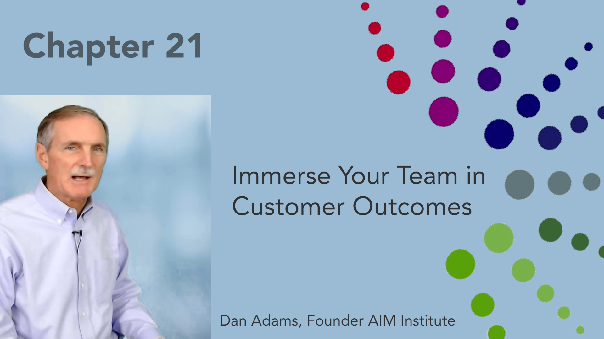 Featured image for “Immerse your team in customer outcomes”