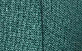 close up image of green jersey knit