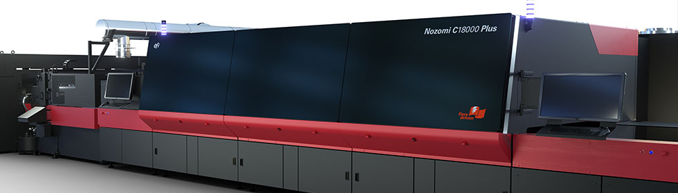 Image of the EFI Nozomi printer. 