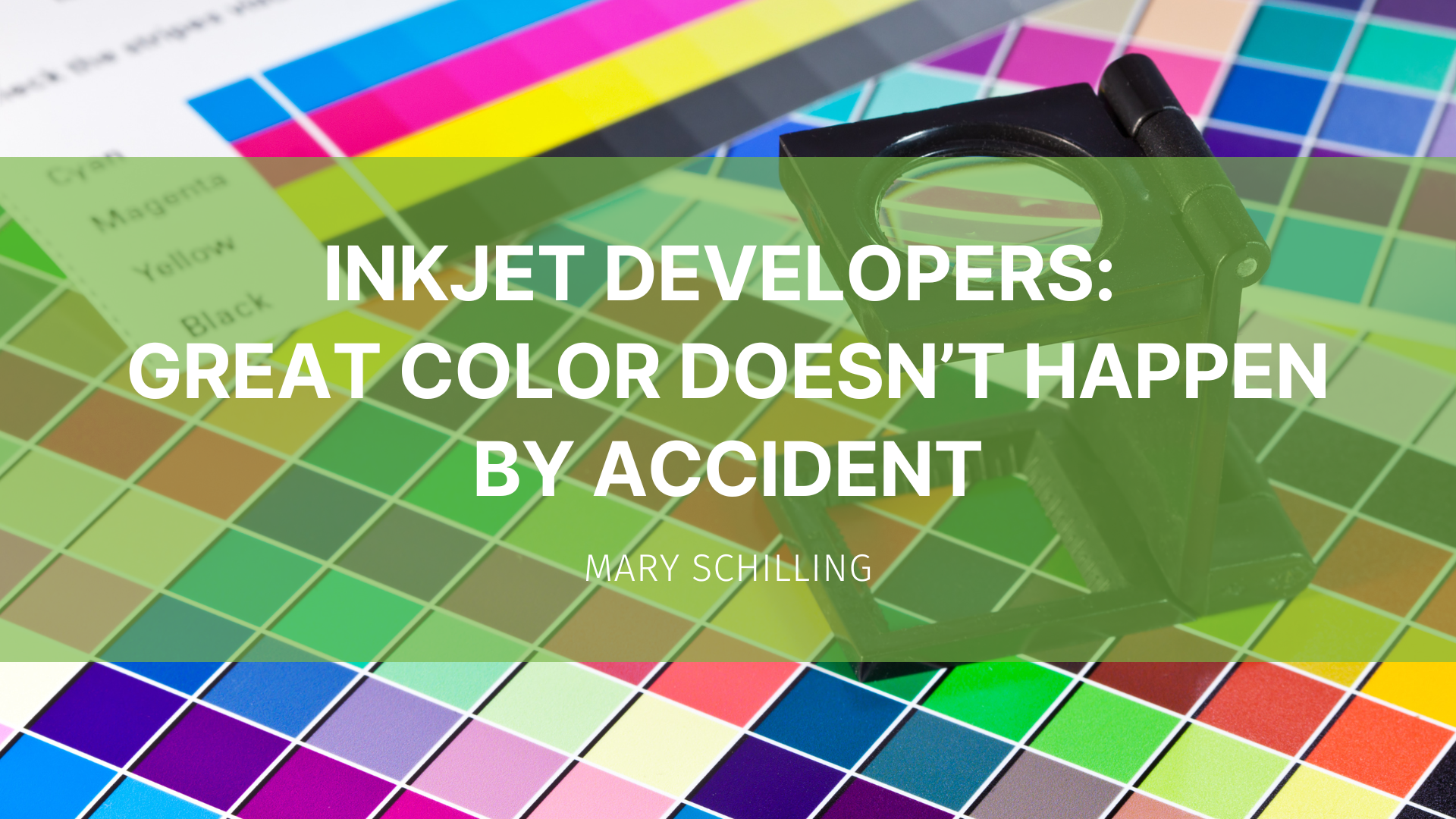 Featured image for “Inkjet Developers: Great color doesn’t happen by accident!”