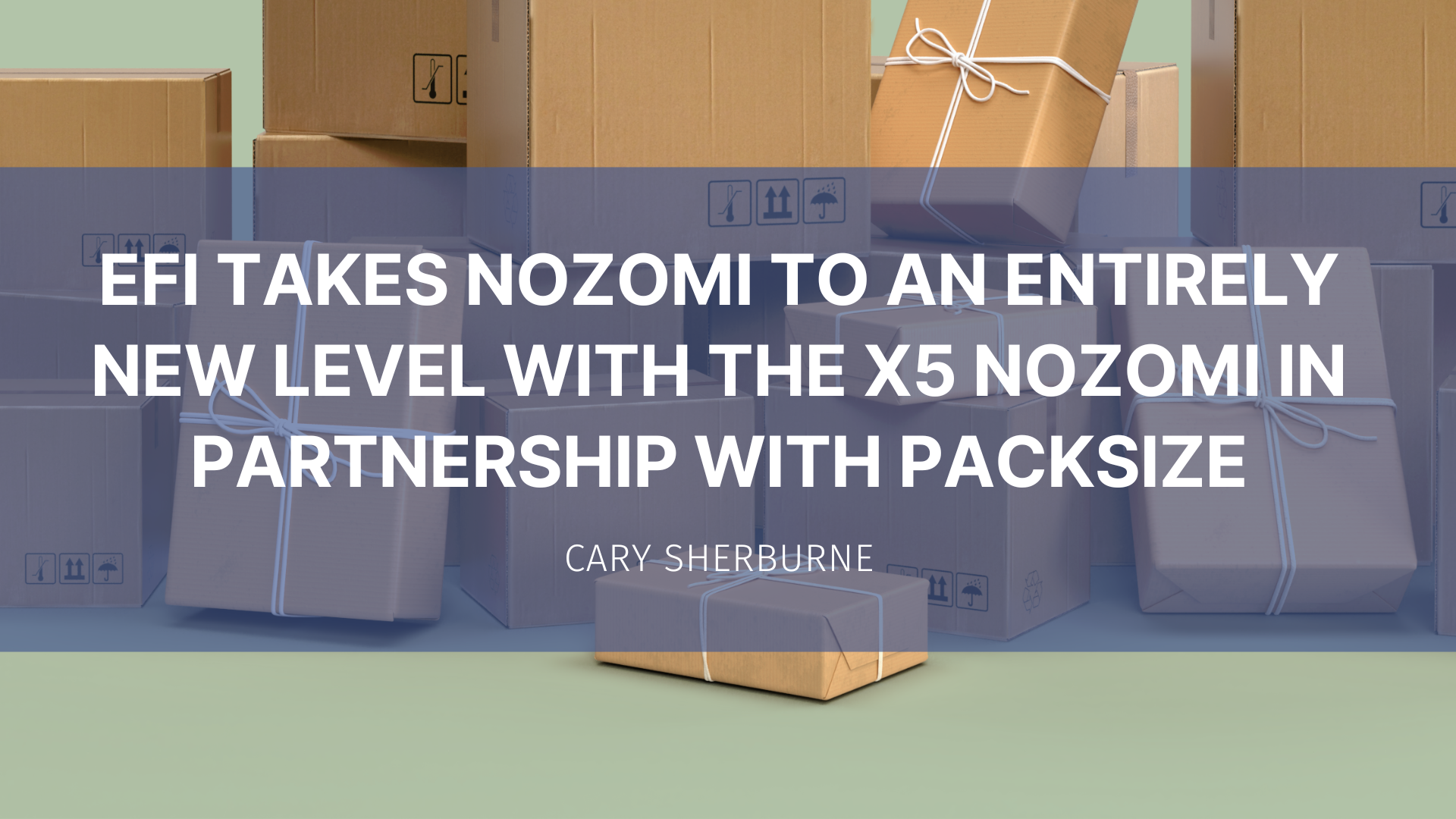Featured image for “EFI Takes Nozomi to an Entirely New Level with the X5 Nozomi in Partnership with Packsize”