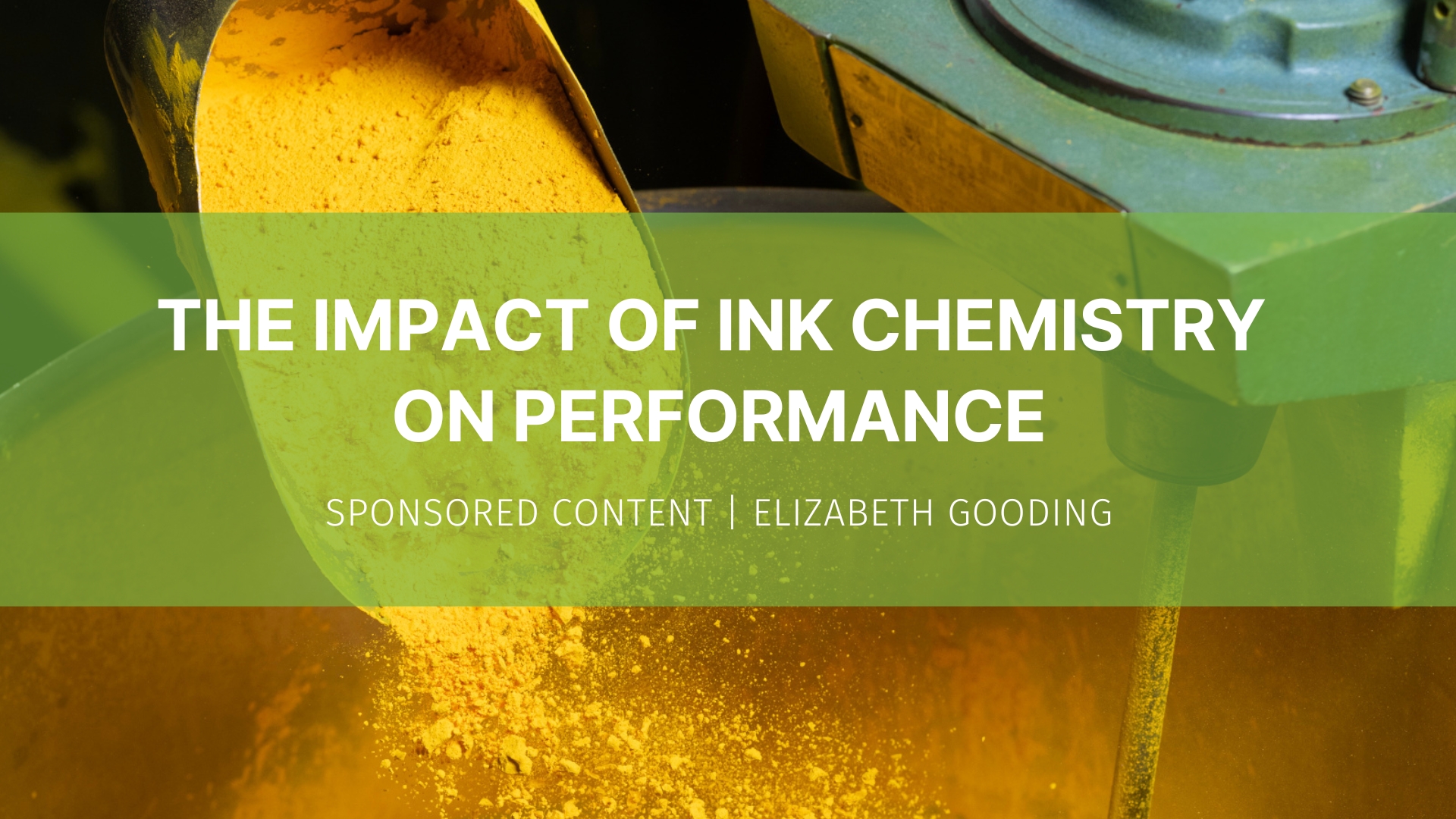 Featured image for “The impact of ink chemistry on performance”